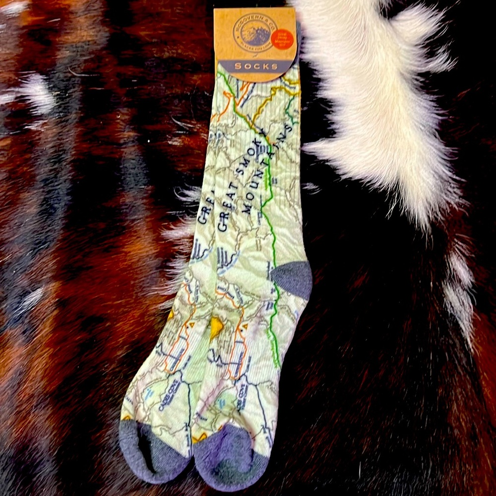 Great Smokey mountains crew socks. Super thick!